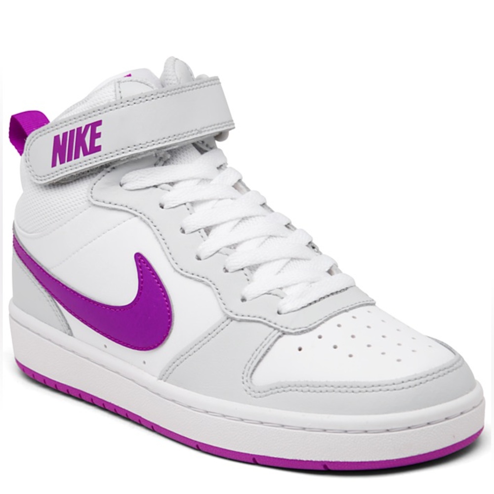 Big Kids Court Borough Mid 2 Casual Nike Sneakers from Finish Line